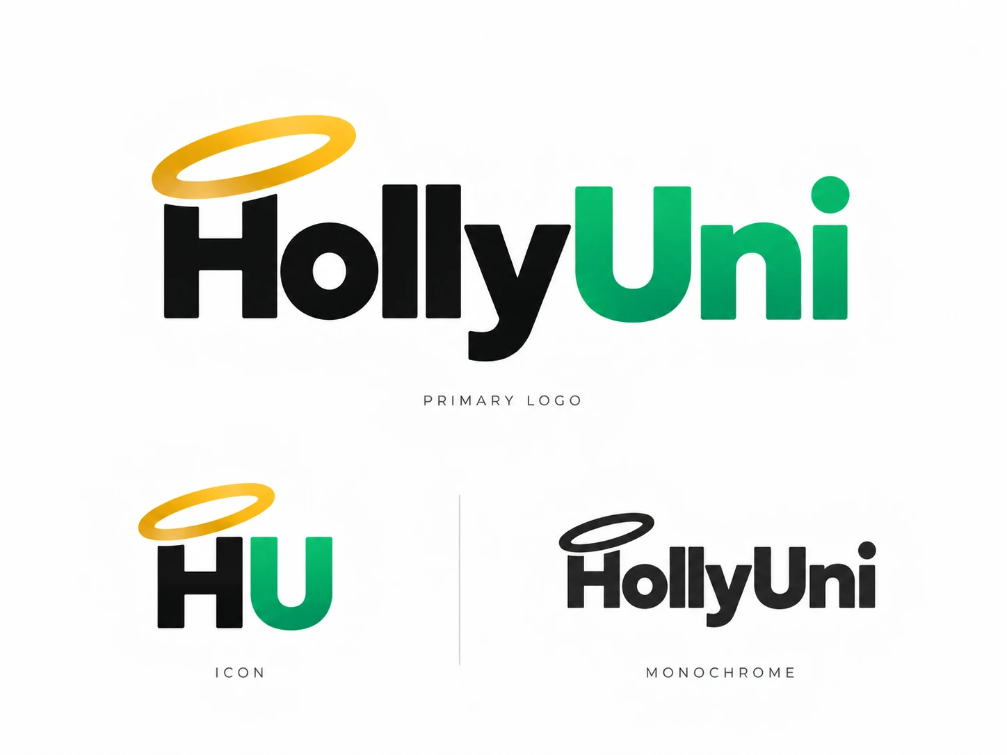 HollyUni 正式品牌字标